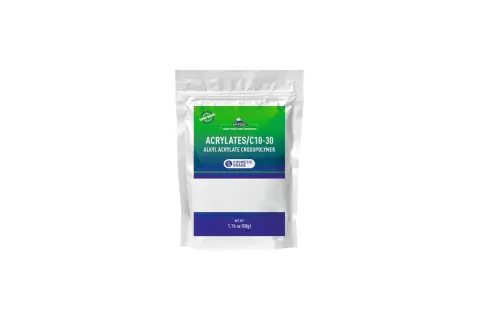 Opakowanie z MYOC Acrylates/C10-30 Alkyl Acrylate Crosspolymer, składnikiem do tworzenia kosmetyków.