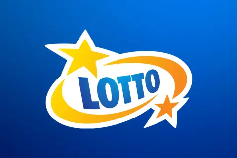 Logo LOTTO z gwiazdkami i łukami. Szukasz loteria lotto kod promocyjny?