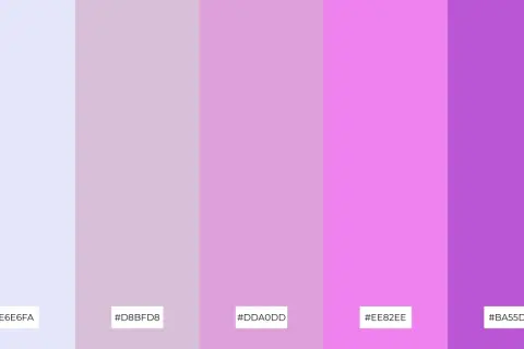A gradient of soft purples and pinks, creating a dreamy lavender color scheme.