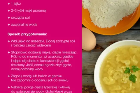 Jak zrobić lane kluseczki do zupy - prosty przepis i wskazówki
