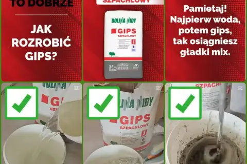 Jak rozrabiać gips? Poradnik: gładka masa bez błędów!