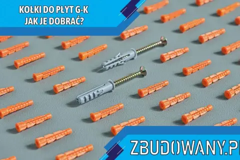 Pomarańczowe kołki do karton gips i dwa szare z wkrętami. Dowiedz się, jakie obciążenie udźwigną.