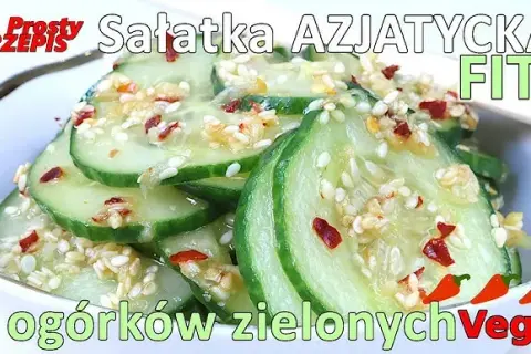 Azjatycka sałatka z ogórka - Przepis na wietnamską sałatkę z ogórków