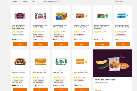 Chleb w różnych cenach w Londynie: od 75p za bochenek. Sprawdź promocje!