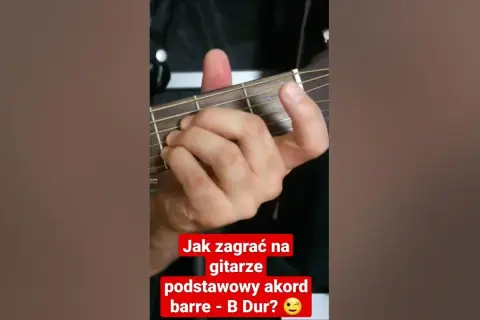 Chwyty gitarowe B dur: proste wersje dla każdego gitarzysty