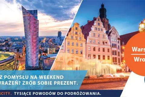 Warszawa i Wrocław – idealna trasa na weekend pełen wrażeń. Odkryj piękno obu miast z PKP Intercity.