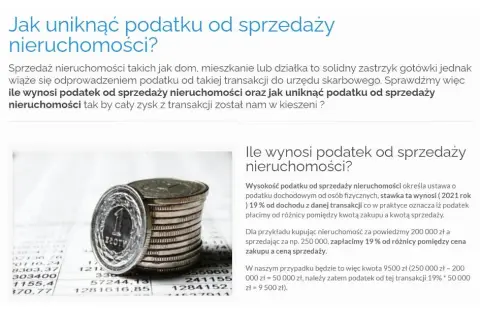 Jak uniknąć podatku od sprzedaży nieruchomości przed upływem 5 lat?