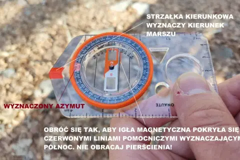Jak wyznaczyć azymut kompasem - proste kroki dla każdego w terenie