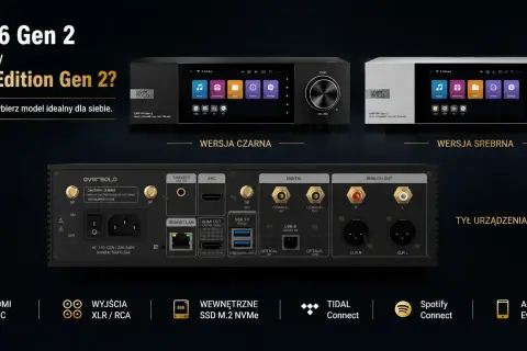 Eversolo DMP-A6 Gen 2 i Master Edition Gen 2: porównanie. Poznaj możliwości PCM i wybierz idealne urządzenie.