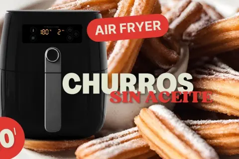 Churros ligeros: el placer sin culpa con horno o airfryer