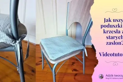 Uszyj pokrowiec na siedzisko krzesła: Proste DIY krok po kroku