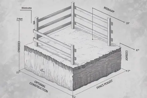 Jak głęboki fundament pod ogrodzenie? Kluczowe informacje dla Ciebie