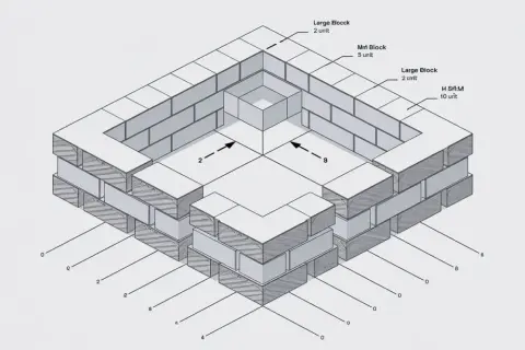 Ile zaprawy na bloczki fundamentowe? Oblicz dokładnie i oszczędzaj