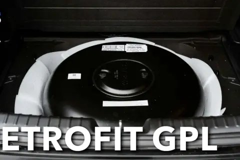 Serbatoio GPL toroidale montato nel bagagliaio. Valuta il costo impianto gpl per la tua auto.