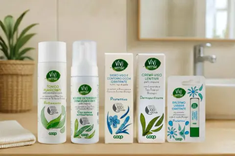 Linea Vivi Verde con aloe vera per una pelle idratata e protetta. Ideale per applicare aloe vera sul viso tutta la notte.