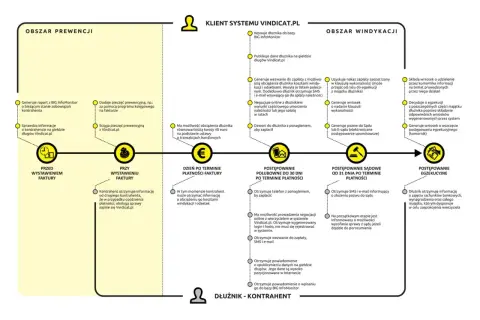 Proces windykacji dłużnika: od prewencji, przez wystawienie faktury, po postępowanie egzekucyjne. Kontrasygnata jako element kontroli.