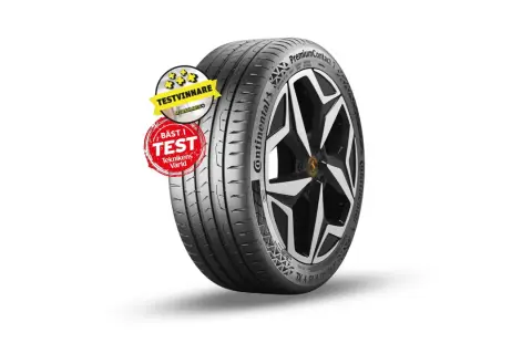 Continental PremiumContact 7, bäst i test! Ett vinnande däck för din bil.