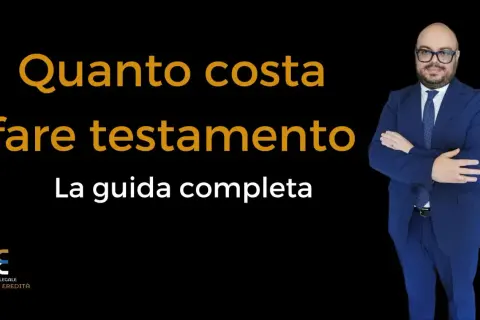 Quanto costa fare testamento olografo depositato dal notaio? Guida completa con avvocati ereditari.