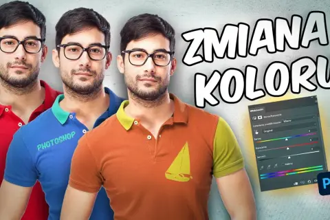 Photoshop: Zmień kolor ubrania realistycznie! Krok po kroku