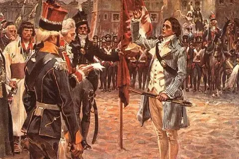 Jakie postacie historyczne występują w mazurku dąbrowskiego i ich znaczenie