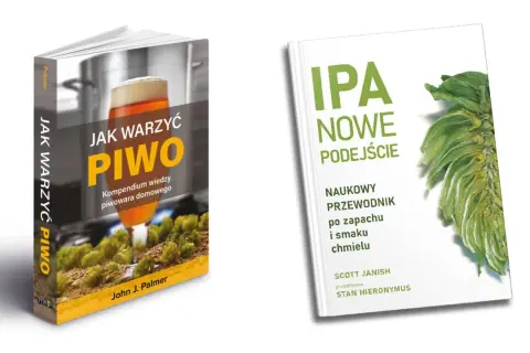 Dwie książki o piwowarstwie: "Jak warzyć piwo" i "IPA nowe podejście". Idealne dla miłośników piw o bogatych smakach.