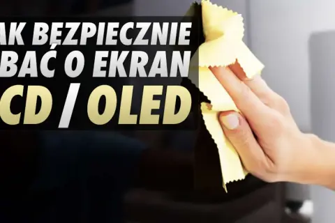 Wyczyść ekran TV bezpiecznie! OLED, QLED bez smug i uszkodzeń.