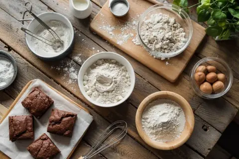 Mąka do brownie: Jak osiągnąć wilgotne i maziste fudgy?