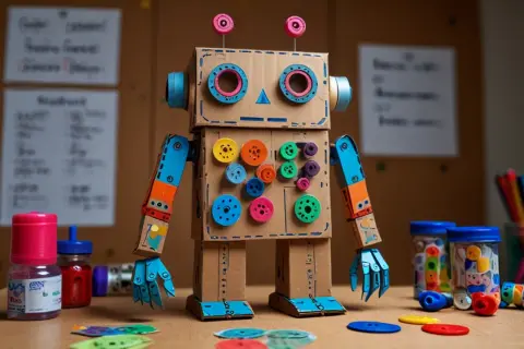 Jak zbudować robota z kartonu krok po kroku? Instrukcja dla początkujących