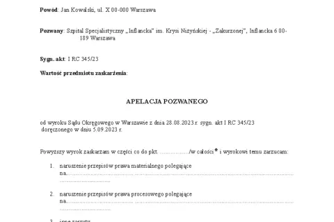 Ile kosztuje apelacja w sprawie cywilnej? Poznaj ukryte wydatki