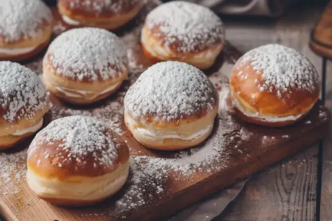 Pączek z kremem - Jak zrobić pyszne domowe pączki z kremem