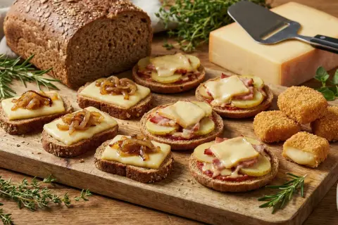 Przekąski na co dzień i na imprezę — co przygotować z sera raclette i pieczywa razowego