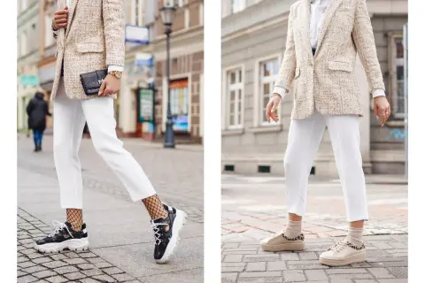 Jakie buty do białych spodni damskich? 10 stylowych propozycji
