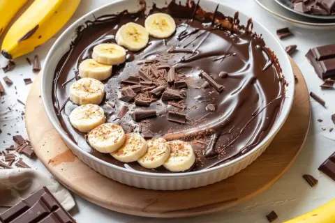 Ciasto czekoladowe bananowe - Przepis na wilgotne ciasto z bananami