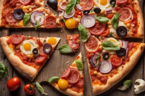 Ile kcal ma pizza 50 cm? Zaskakujące różnice w kaloriach!