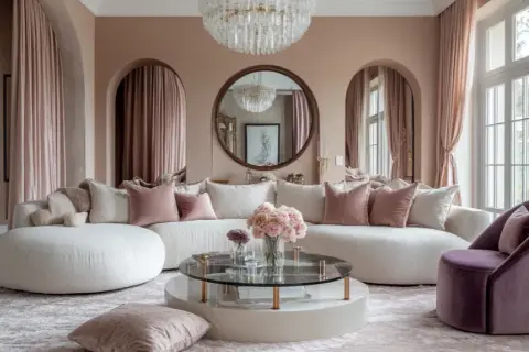 Jak urządzić salon glamour, tworząc elegancką przestrzeń pełną komfortu