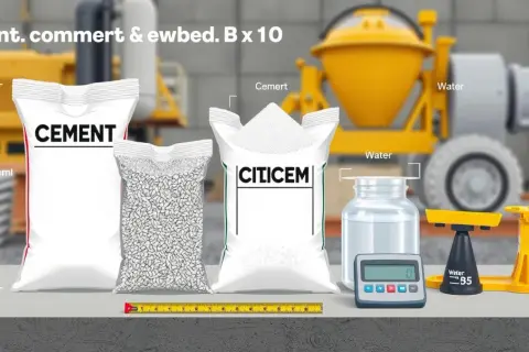 Ile cementu na m3 betonu B10? Sprawdź, aby uniknąć błędów w budowie