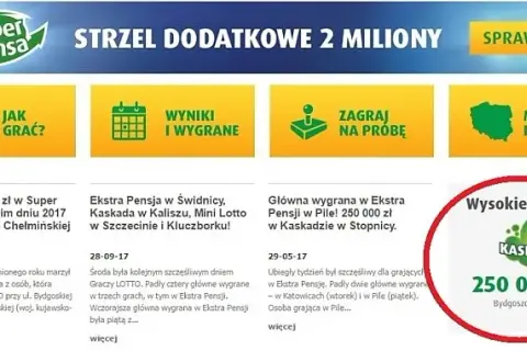 Ile wynosi najwyższa wygrana w loterii Kaskada? Zaskakujące kwoty!
