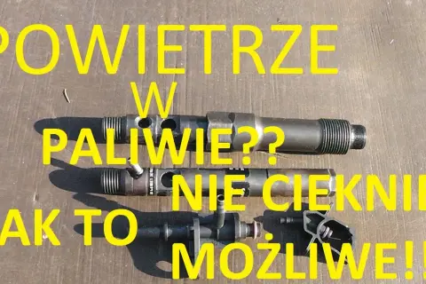 Objawy powietrza w układzie paliwowym diesel – jak je rozpoznać?