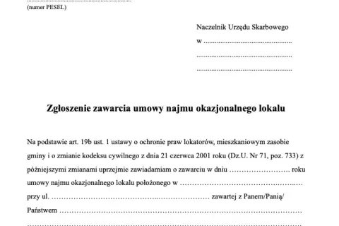 Jak zgłosić umowę najmu okazjonalnego bez błędów i kar skarbowych