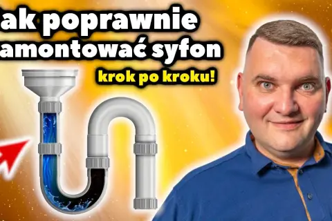 Jak założyć uszczelkę klinową syfonu, aby uniknąć wycieków wody