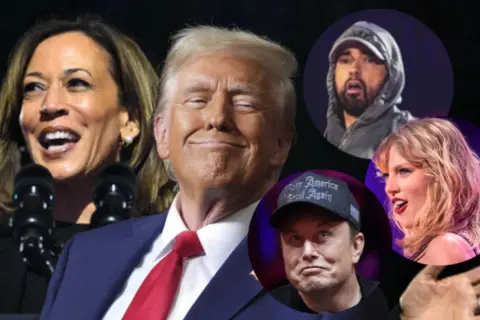 Kogo popiera Eminem? Zaskakujące wsparcie dla Kamali Harris