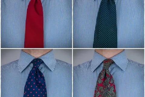 Jak dobrać krawat do koszuli w paski: 5 zasad eleganckiego stylu