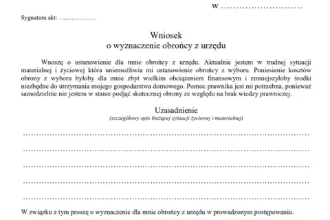 Jak napisać wniosek o adwokata z urzędu i uniknąć błędów?