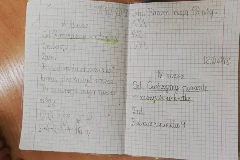 Jak pisać w zeszycie w kratkę, aby notatki były czytelne i estetyczne