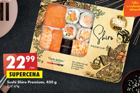 Ile kosztuje sushi w Biedronce? Ceny, promocje i porównania ofert
