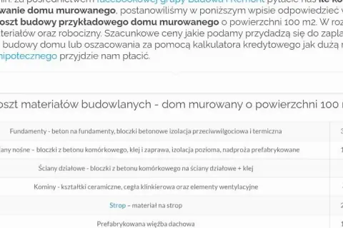 Ile kosztuje robocizna za wybudowanie domu? Porównaj ceny w Polsce