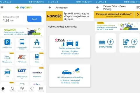 Najlepsze aplikacje na autostrady do płatności i e-biletów w Polsce