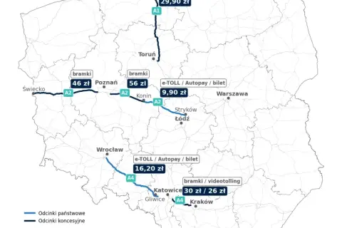 E-TOLL na jakich autostradach w Polsce? Zasady, opłaty i zwolnienia