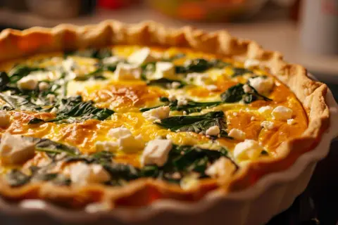Quiche ze szpinakiem i fetą: Jak zrobić smaczne quiche krok po kroku