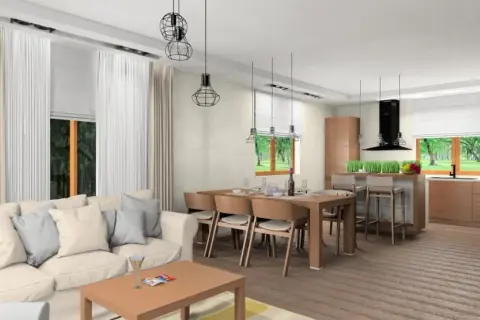 Jak urządzić salon z kuchnią - 5 praktycznych pomysłów na aranżację
